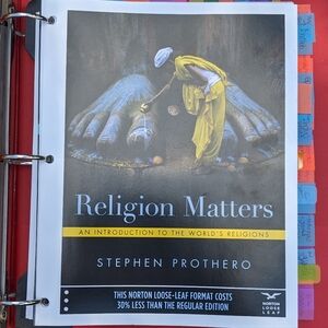 Religion Matters by Stephen Prothero Loose-Leaf College Textbook REL 103 20th